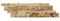 Philadelphia Travertine Split Faced Ledger Wall Tile 7x20"